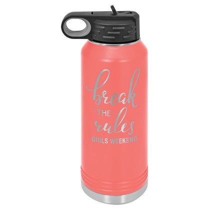 32oz. Thermo Water Jug w/Lid Custom Lasered